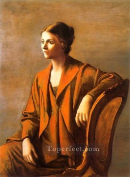 オルガ・ピカソ 1923年 パブロ・ピカソ Oil Paintings